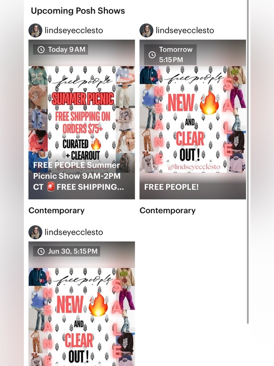 Free People Sweaters - 🚨FREE PEOPLE! SUMMER PICNIC🔥AT 9:15 AM CT! FREE SHIPPING ON $75+! BUYERS GIVY🛍️